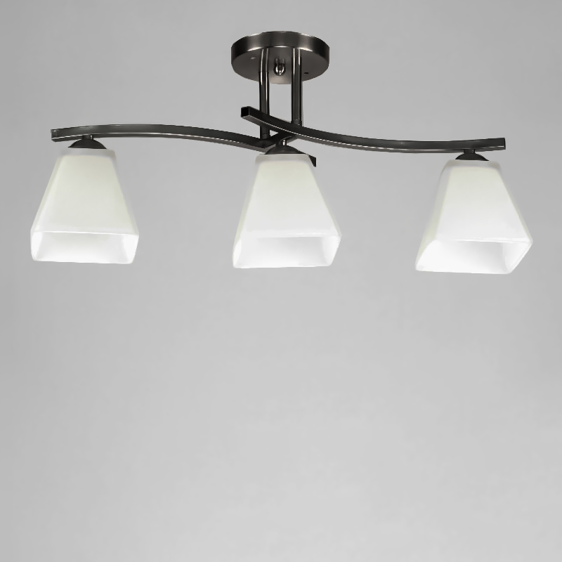 Люстра стельова Light House NM-14675/3 ZZH+WT чорний хром 
Люстра стельова Light House NM-14675/3 ZZH+WT чорний хром