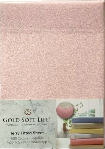 Простынь махровая на резинке Gold Soft Life Terry Fitted Sheet 180х200 светло-розовая (ts-02012)
Простынь махровая на резинке Gold Soft Life Terry Fitted Sheet 180х200 светло-розовая (ts-02012)