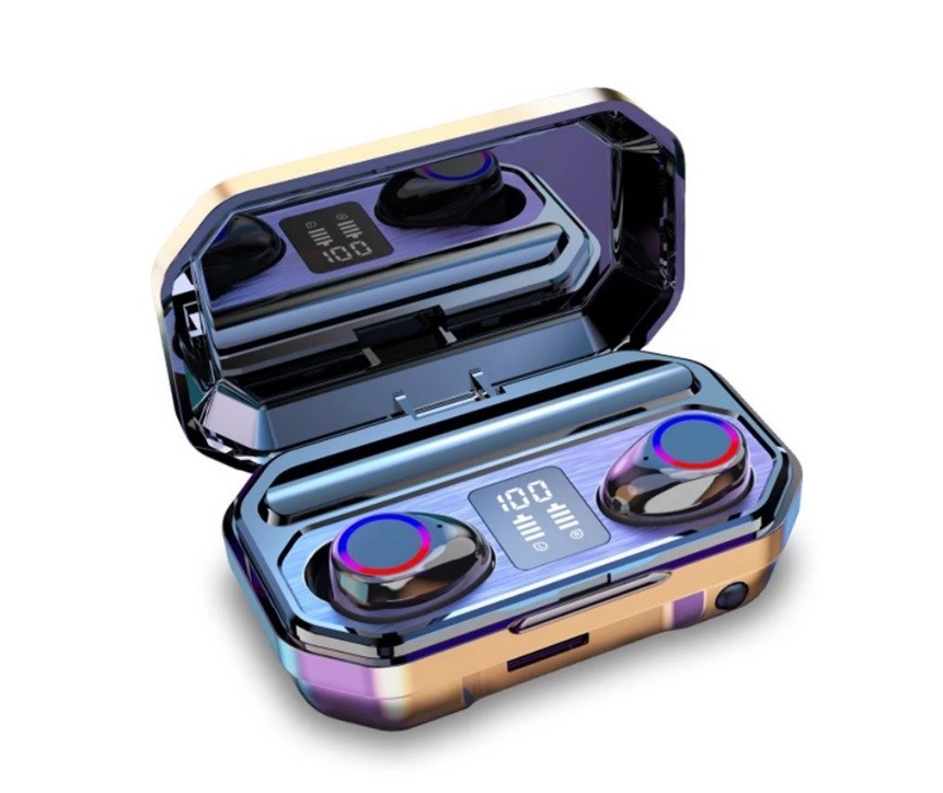 Беспроводные Bluetooth наушники Earbuds TWS M12 BT 5.0 светодиодный цифровой дисплей стереозвук HiFi Черные
Беспроводные Bluetooth наушники Earbuds TWS M12 BT 5.0 светодиодный цифровой дисплей стереозвук HiFi Черные