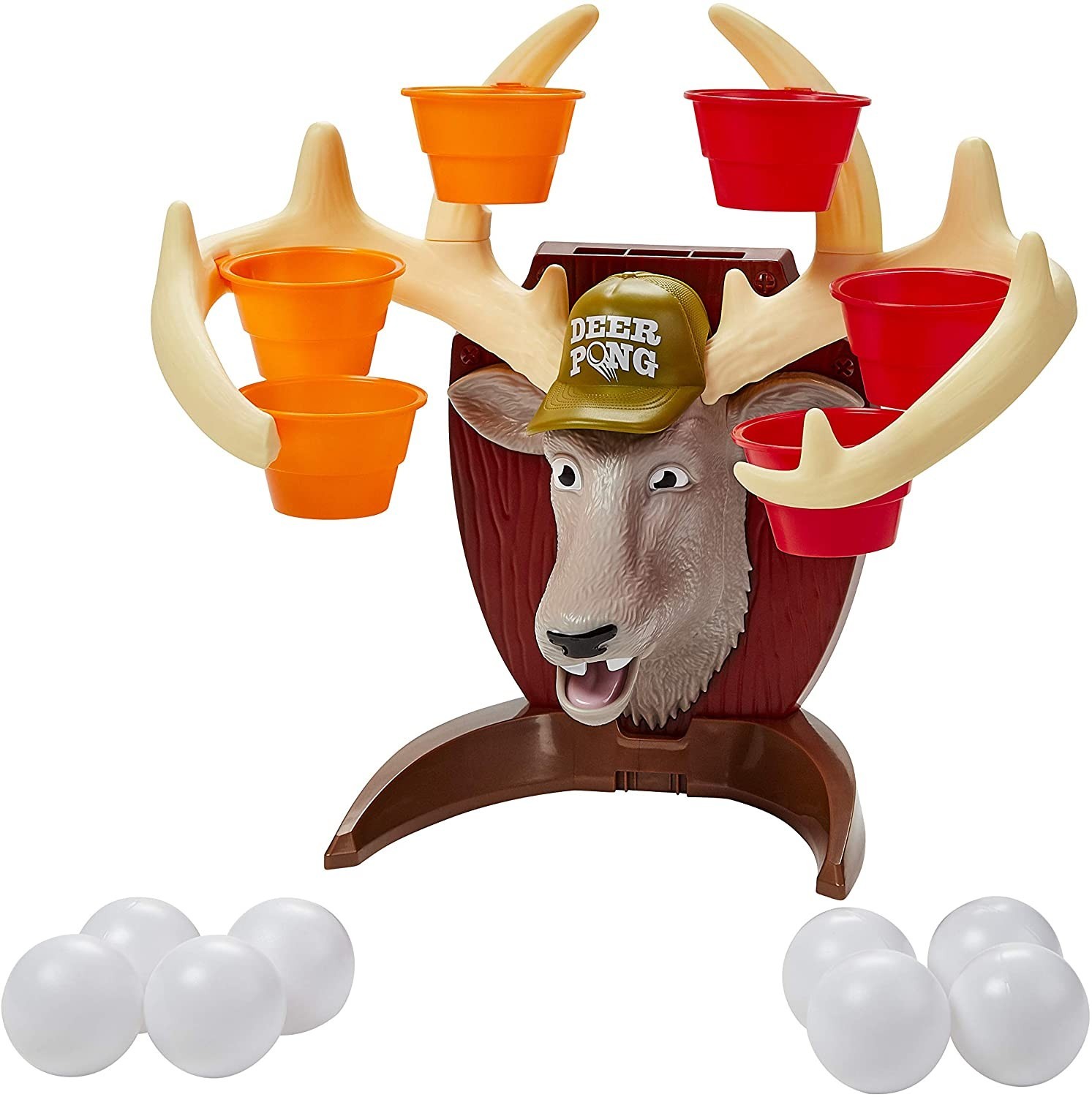 Настольная игра Hasbro Deer Pong Game, Features Talking Deer Head and Music англ. язык (E9384)
Настольная игра Hasbro Deer Pong Game, Features Talking Deer Head and Music англ. язык (E9384)