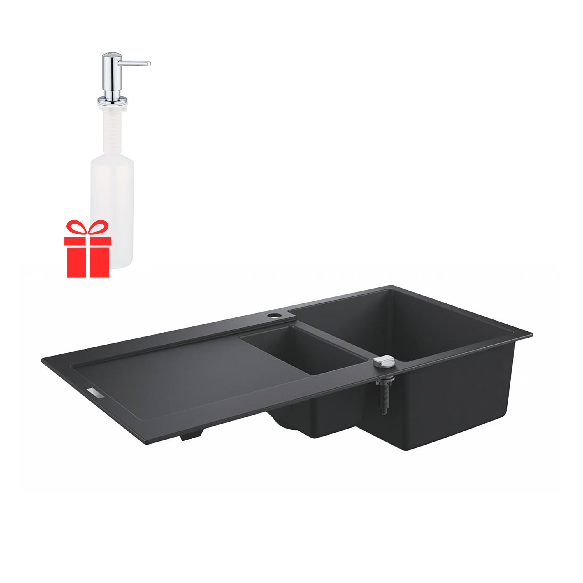 Набор Grohe мойка кухонная K500 31646AP0 + дозатор для моющего средства Contemporary 40536000
Набор Grohe мойка кухонная K500 31646AP0 + дозатор для моющего средства Contemporary 40536000