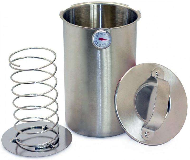 Ветчинница Kamille 1.5 л Ø12 х 20 см из нержавеющей стали с термометром (KM-6506)
Ветчинница Kamille 1.5 л Ø12 х 20 см из нержавеющей стали с термометром (KM-6506)