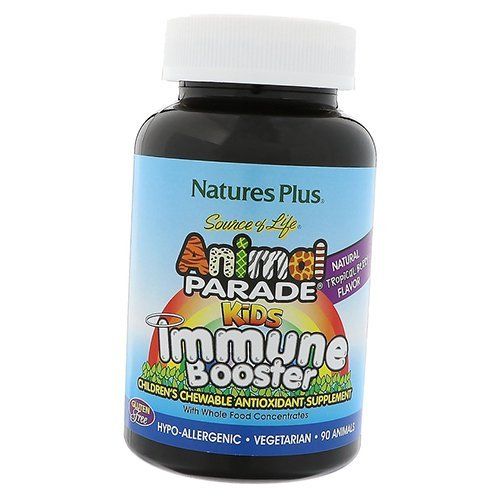 Animal Parade Kids Immune Booster Nature's Plus 90таб Тропические ягоды (71375032)
Animal Parade Kids Immune Booster Nature's Plus 90таб Тропические ягоды (71375032)