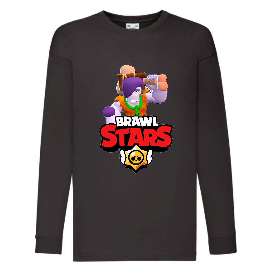 Лонгслив реглан Brawl Stars Frank Caveman (Бравл Старс Фрэнк Пещерный) черная (BRST blc) 128 см
Лонгслив реглан Brawl Stars Frank Caveman (Бравл Старс Фрэнк Пещерный) черная (BRST blc) 128 см