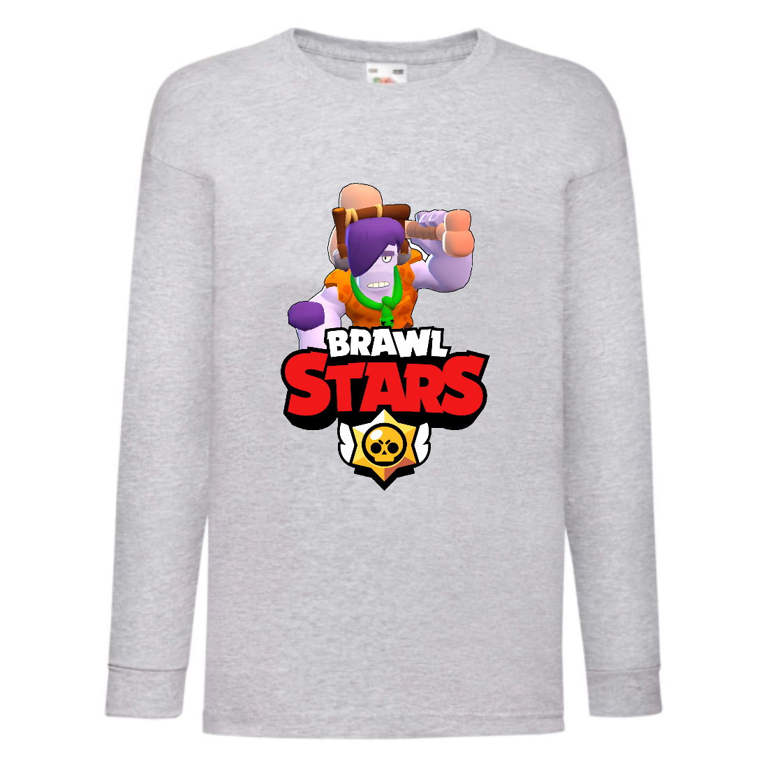 Лонгслив реглан Brawl Stars Frank Caveman (Бравл Старс Фрэнк Пещерный) серая (BRST gry) 128 см
Лонгслив реглан Brawl Stars Frank Caveman (Бравл Старс Фрэнк Пещерный) серая (BRST gry) 128 см