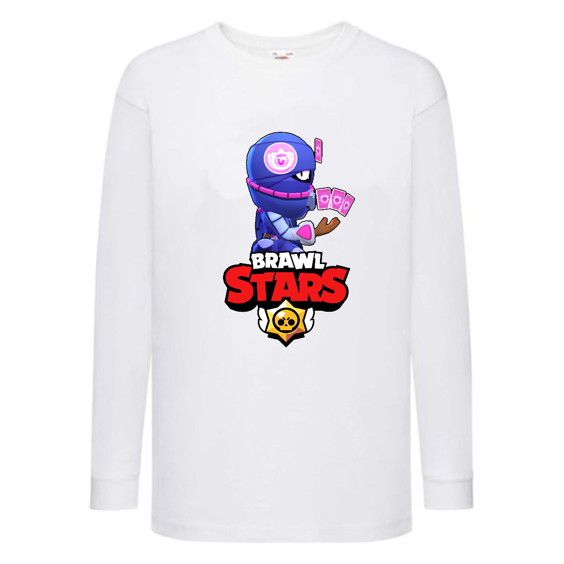 Лонгслив реглан Brawl Stars Tara Ninja (Бравл Старс Тара Ниндзя) белая (BRST wh) 104 см
Лонгслив реглан Brawl Stars Tara Ninja (Бравл Старс Тара Ниндзя) белая (BRST wh) 104 см