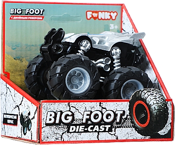 Внедорожник "F1" с двойной фрикцией, металлический, 1:64, серебряный - Funky Toys (20-955041)
Внедорожник "F1" с двойной фрикцией, металлический, 1:64, серебряный - Funky Toys (20-955041)