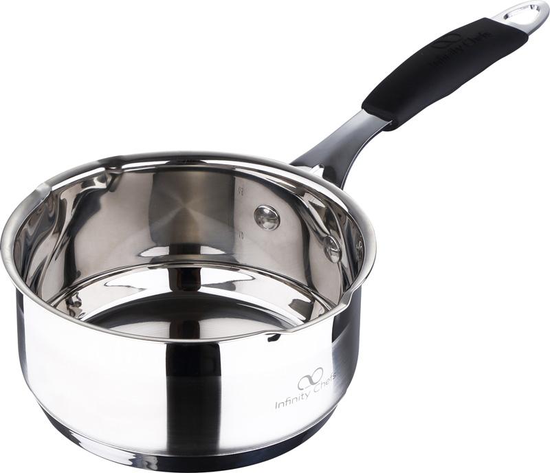 Ковш из нержавеющей стали Bergner Infinity Chefs 1.3 л Ø16 см без крышки, с индукционным дном (BGIC-3500)
Ковш из нержавеющей стали Bergner Infinity Chefs 1.3 л Ø16 см без крышки, с индукционным дном (BGIC-3500)