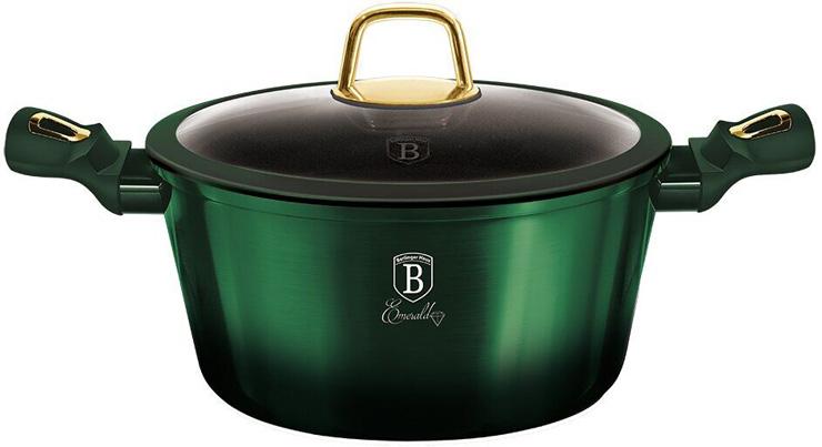 Кастрюля алюминиевая Berlinger Haus Emerald Collection 6.1 л Ø28 см с крышкой и титановым антипригарным покрытием (BH-6059)
Кастрюля алюминиевая Berlinger Haus Emerald Collection 6.1 л Ø28 см с крышкой и титановым антипригарным покрытием (BH-6059)