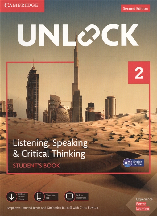 Unlock 2. Listening, Speaking&Critical Thinking. Student`s Book, Mob App and Online Workbook with Downloadable Audio and Video
Unlock 2. Listening, Speaking&Critical Thinking. Student`s Book, Mob App and Online Workbook with Downloadable Audio and Video