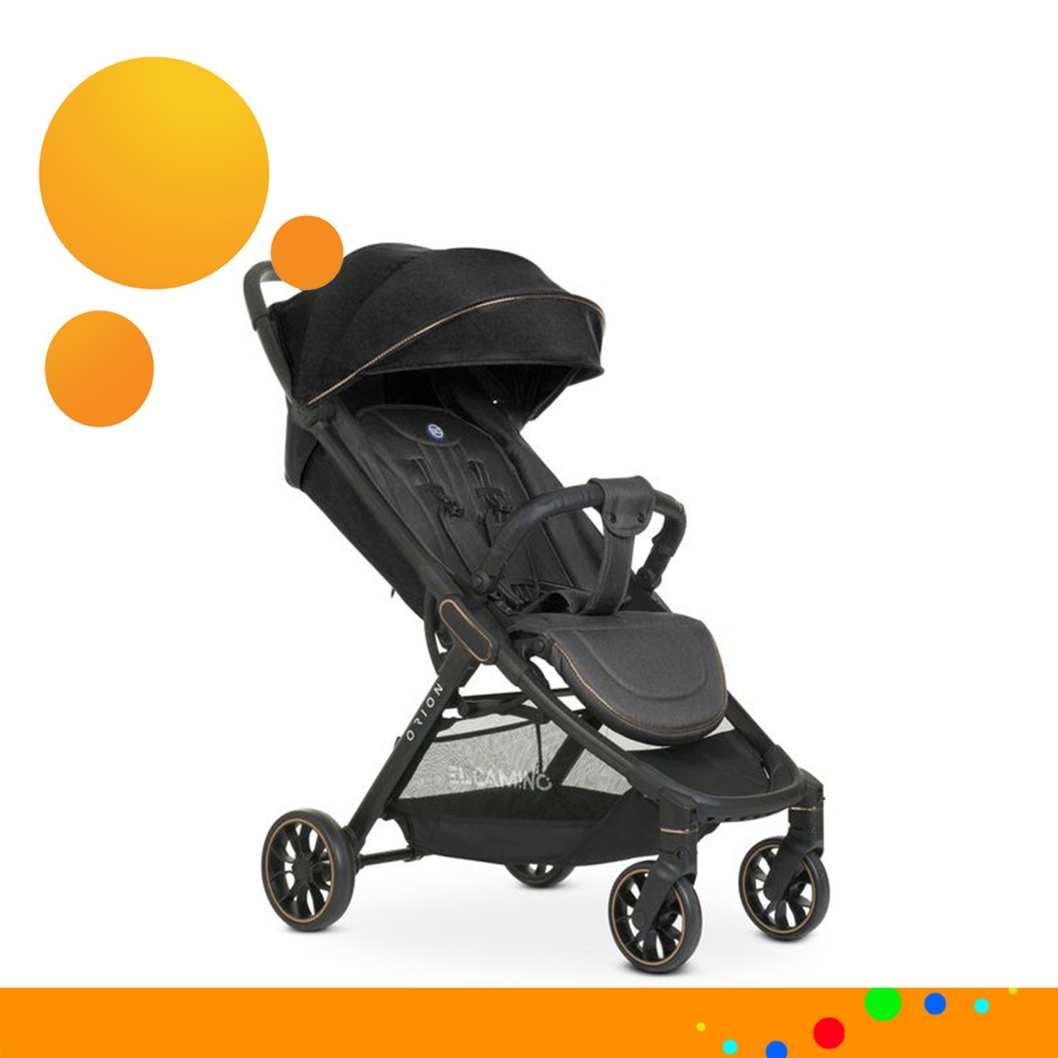Прогулочная коляска EL CAMINO ME 1084 ORION Dark Gray Темно-серый (ME 1084 Dark Gray)