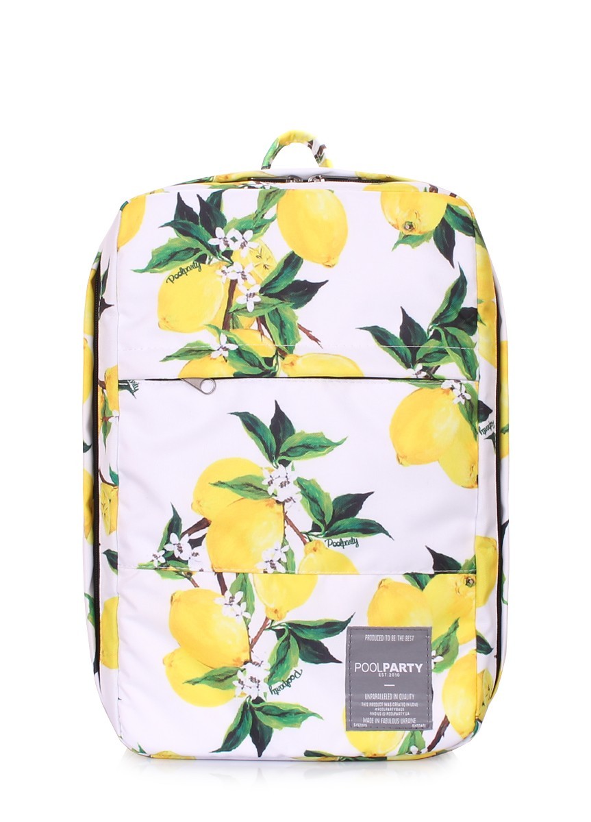 Рюкзак для ручной клади 40 x 20 x 25 POOLPARTY hub-lemons (Ryanair / Wizz Air / МАУ)
Рюкзак для ручной клади 40 x 20 x 25 POOLPARTY hub-lemons (Ryanair / Wizz Air / МАУ)
