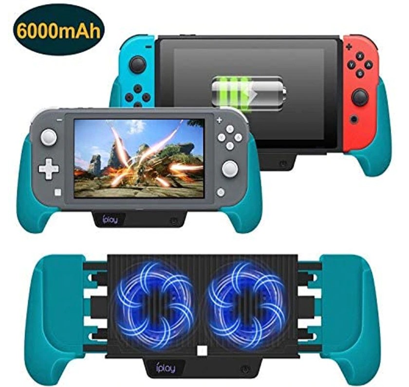 Чехол аккумулятор с вентиляторами iPlay для Nintendo Switch / Lite / 6000 mAh / Blue
Чехол аккумулятор с вентиляторами iPlay для Nintendo Switch / Lite / 6000 mAh / Blue