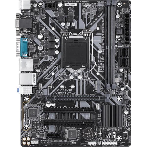Материнская плата Gigabyte H310M S2P rev1.1 H310M S2P rev.1.1 (s1151v2, Intel H310, 1xPCIe 3.0 x16)
Материнская плата Gigabyte H310M S2P rev1.1 H310M S2P rev.1.1 (s1151v2, Intel H310, 1xPCIe 3.0 x16)