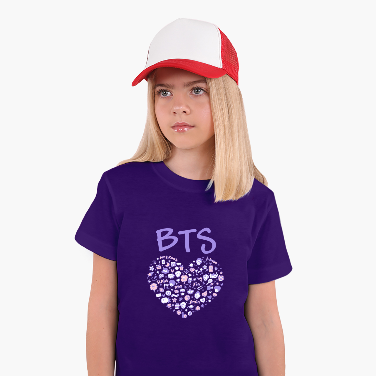 Детская футболка для девочек БТС (BTS) (25186-3268-22) 134-140 см Хлопок Фиолетовый
Детская футболка для девочек БТС (BTS) (25186-3268-22) 134-140 см Хлопок Фиолетовый