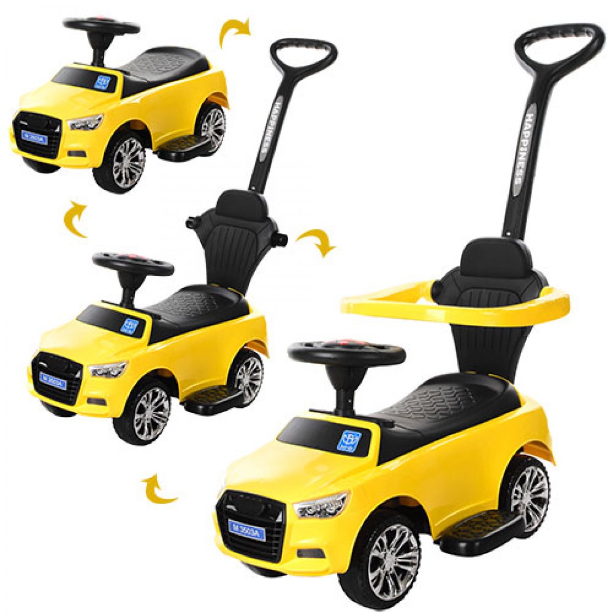 Каталка-толокар AUDI 2В1 с бампером BAMBI со съемной родительской M M 3503A(MP3)-6 Желтый
Каталка-толокар AUDI 2В1 с бампером BAMBI со съемной родительской M M 3503A(MP3)-6 Желтый