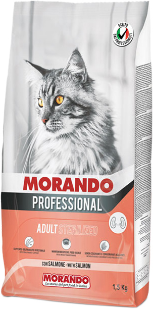 Сухой корм для стерилизованных кошек Morando Adult Sterilized с лососем 1.5 кг (8007520098175)
Сухой корм для стерилизованных кошек Morando Adult Sterilized с лососем 1.5 кг (8007520098175)