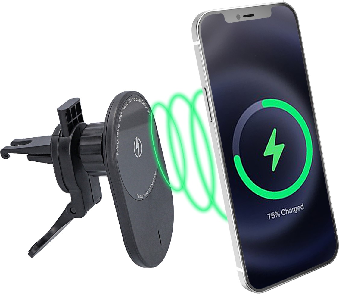Беспроводное зарядное устройство держатель в авто Ailink MagSafe Auto Wireless Charger (AI-MagAuto1Bk)
Беспроводное зарядное устройство держатель в авто Ailink MagSafe Auto Wireless Charger (AI-MagAuto1Bk)