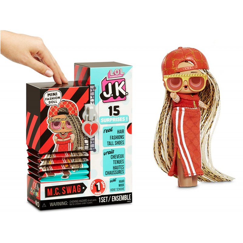 Игровой набор с куклой LOL JK MC Swag (MGA Entertainment, США) ЛОЛ Мини МС Диджей Сваг (Свег) (570769E7CAZ)
Игровой набор с куклой LOL JK MC Swag (MGA Entertainment, США) ЛОЛ Мини МС Диджей Сваг (Свег) (570769E7CAZ)