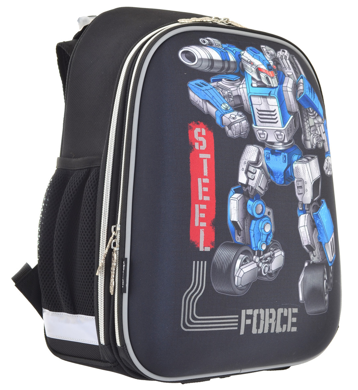 Рюкзак школьный каркасный для мальчика 1 Вересня H-12 "Steel Force" 16,5 л 38х29х15 см Черный
Рюкзак школьный каркасный для мальчика 1 Вересня H-12 "Steel Force" 16,5 л 38х29х15 см Черный