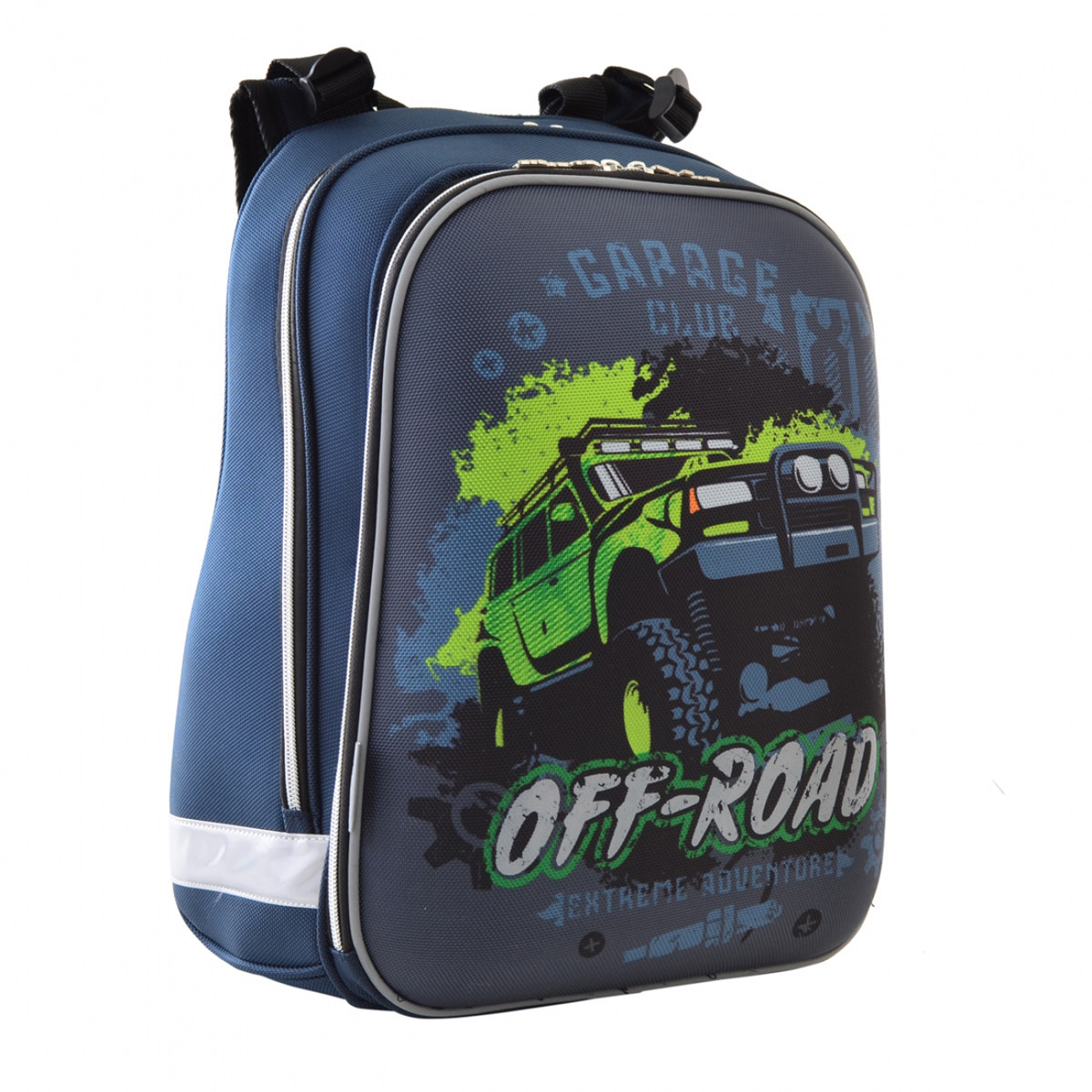 Рюкзак школьный каркасный для мальчика 1 Вересня H-12 "Off-road" 17 л 38x30x15 см Синий
Рюкзак школьный каркасный для мальчика 1 Вересня H-12 "Off-road" 17 л 38x30x15 см Синий