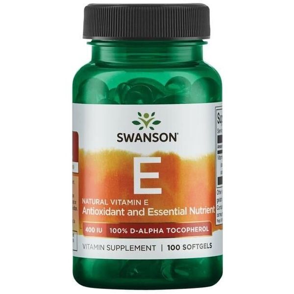 Витамин Е, Vitamin E Natural, Swanson, 400 МЕ (268 мг), 100 гелевых капсул (SWA-01140)
Витамин Е, Vitamin E Natural, Swanson, 400 МЕ (268 мг), 100 гелевых капсул (SWA-01140)