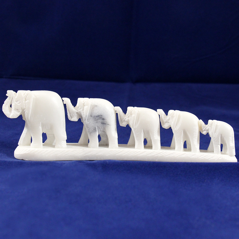 Статуэтка из мрамора Пять слонов арт 6019
Статуэтка из мрамора Пять слонов арт 6019