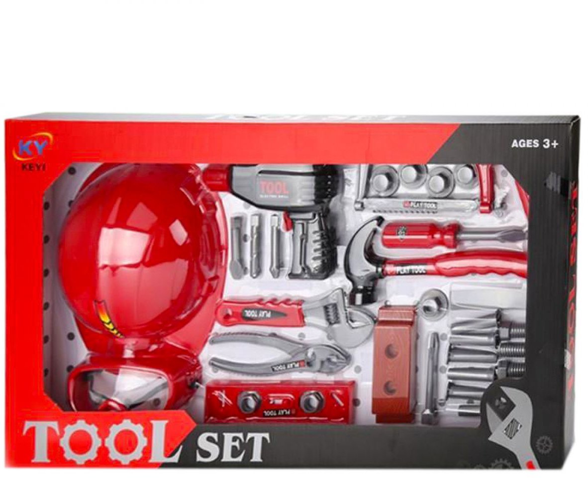 Игровой набор Tool Set Игрушечные инструменты - набор инструментов, 34 шт (KY1068-035)
Игровой набор Tool Set Игрушечные инструменты - набор инструментов, 34 шт (KY1068-035)