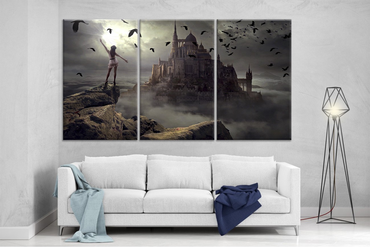 Модульная картина на холсте DK Place из трех частей 167x99 см Девушка на обрыве (XL20)
Модульная картина на холсте DK Place из трех частей 167x99 см Девушка на обрыве (XL20)