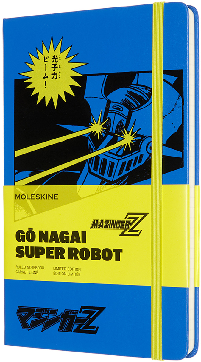Записная книга Moleskine Go Nagai Super Robot 13 х 21 см 240 страниц в линейку Синяя (8056420853728)
Записная книга Moleskine Go Nagai Super Robot 13 х 21 см 240 страниц в линейку Синяя (8056420853728)