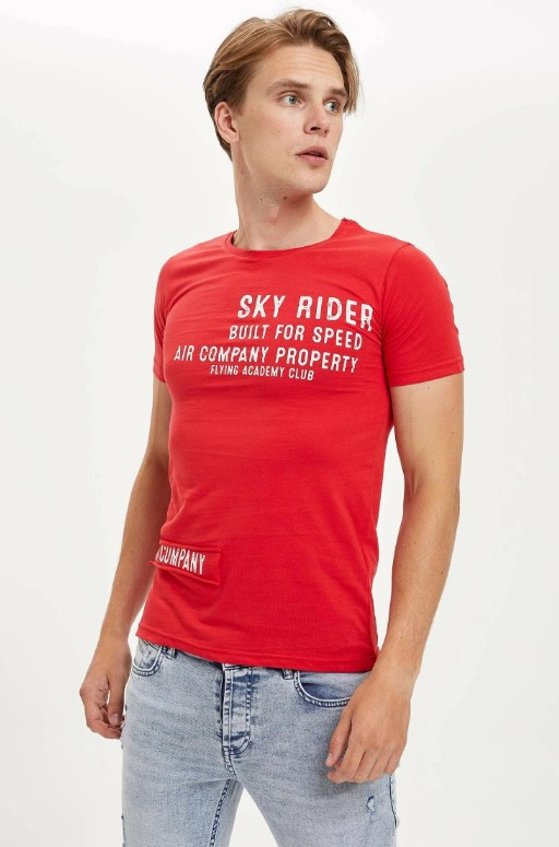 Мужская футболка DeFacto с надписью Sky Rider Красная (DeF T-shirt -7056-2, Мужская футболка DeFacto с надписью Sky Rider L Красная (DeF T-shirt -7056-2)
Мужская футболка DeFacto с надписью Sky Rider Красная (DeF T-shirt -7056-2, Мужская футболка DeFacto с надписью Sky Rider L Красная (DeF T-shirt -7056-2)