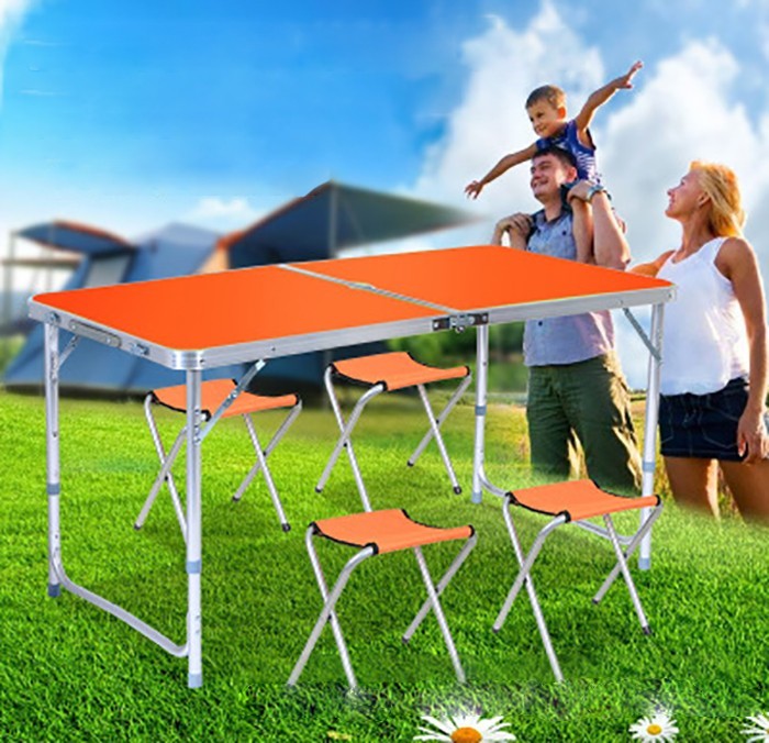 Раскладной алюминиевый стол - чемодан для пикника со стульями 4 шт Folding Table Оранжевый
Раскладной алюминиевый стол - чемодан для пикника со стульями 4 шт Folding Table Оранжевый