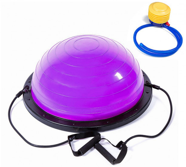 Півсфера SCOUT Bosu Ball 60 см (SCT-60BSV) фіолетова з ніжками (балансувальна платформа, тренажер-балансир босу)
Півсфера SCOUT Bosu Ball 60 см (SCT-60BSV) фіолетова з ніжками (балансувальна платформа, тренажер-балансир босу)