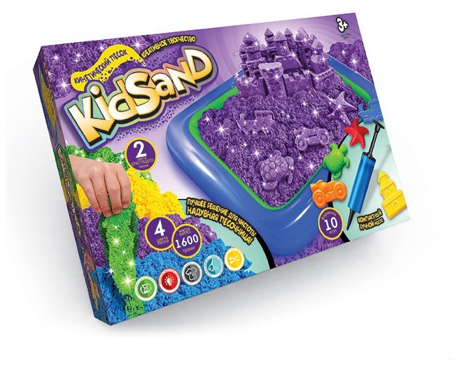 Комплект креативного творчества Danko Toys Кинетический песок KidSand 7450DT, 1600г
Комплект креативного творчества Danko Toys Кинетический песок KidSand 7450DT, 1600г