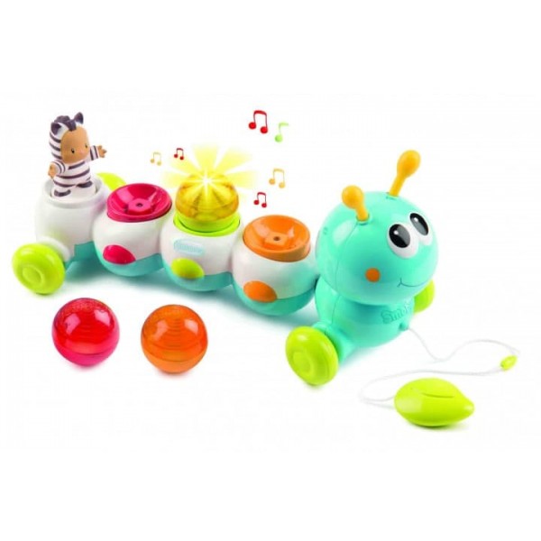 Электронная игрушка Smoby Toys Cotoons Гусеница со звуковым и световым эффектами
Электронная игрушка Smoby Toys Cotoons Гусеница со звуковым и световым эффектами