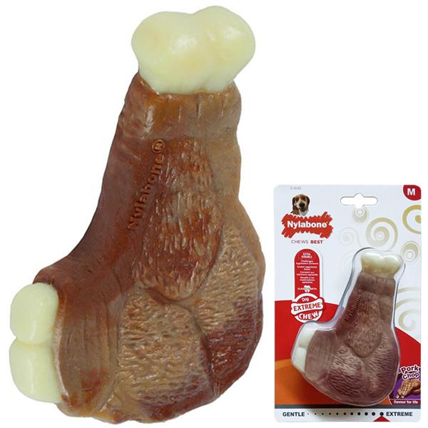 Nylabone Extreme Chew Pork Chop 13x9x1,7 см жевательная игрушка для собак, вкус свинины
Nylabone Extreme Chew Pork Chop 13x9x1,7 см жевательная игрушка для собак, вкус свинины