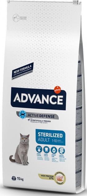 Сухой корм для кошек Advance Cat Sterilized 15 кг. для стерилизованных котов и кошек против ожирения
Сухой корм для кошек Advance Cat Sterilized 15 кг. для стерилизованных котов и кошек против ожирения
