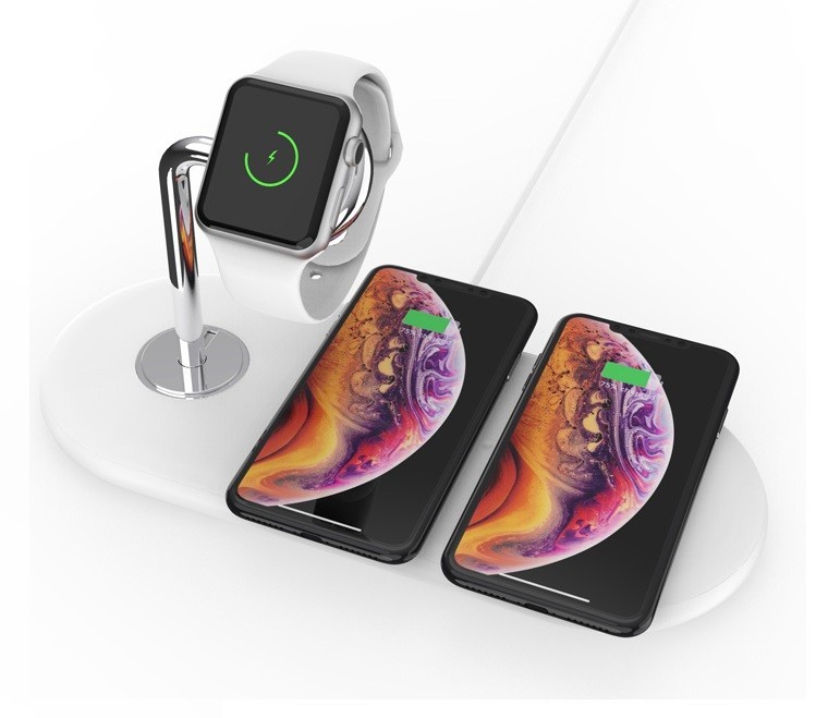 Беспроводное зарядное устройство Mr.Top Dual Aluminium Wireless Charger + Apple Watch 10W Wite (Белый)
Беспроводное зарядное устройство Mr.Top Dual Aluminium Wireless Charger + Apple Watch 10W Wite (Белый)