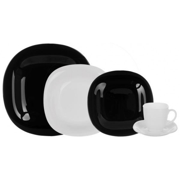 Столовый набор, сервиз Luminarc Carine Black&White 30 предметов на 6 персон, стеклокерамика
Столовый набор, сервиз Luminarc Carine Black&White 30 предметов на 6 персон, стеклокерамика