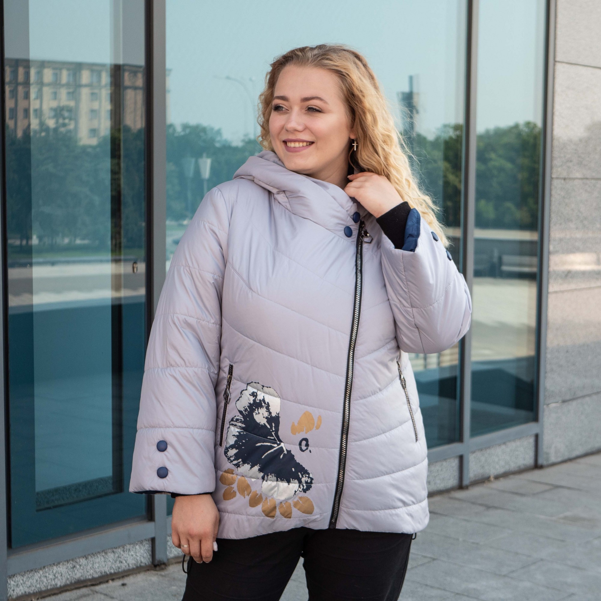 Женская демисезонная куртка большого размера UF-Fashion Gabbi-x серый, Женская демисезонная куртка большого размера UF-Fashion Gabbi-x 48 серый
Женская демисезонная куртка большого размера UF-Fashion Gabbi-x серый, Женская демисезонная куртка большого размера UF-Fashion Gabbi-x 48 серый