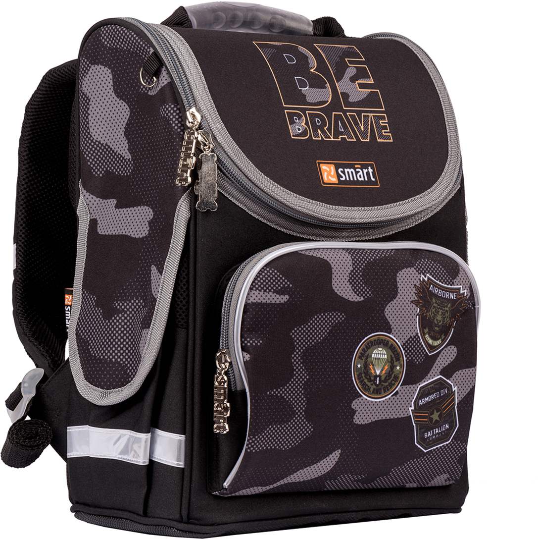 Рюкзак школьный каркасный SMART PG-11 Be Brave! черный для мальчиков 10 л (557103)
Рюкзак школьный каркасный SMART PG-11 Be Brave! черный для мальчиков 10 л (557103)