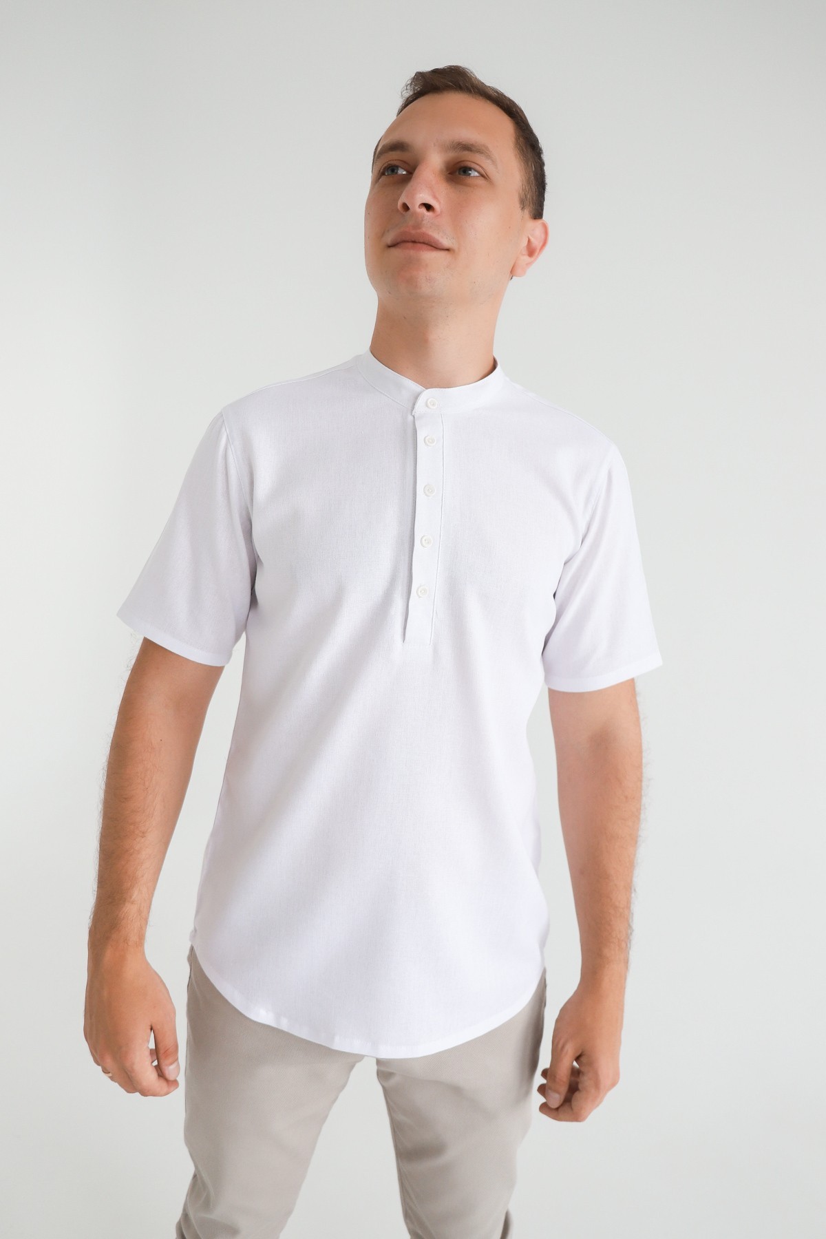 Рубашка короткий рукав лён URSUS белая slim fit, Рубашка короткий рукав лён URSUS белая slim fit 2XL
Рубашка короткий рукав лён URSUS белая slim fit, Рубашка короткий рукав лён URSUS белая slim fit 2XL