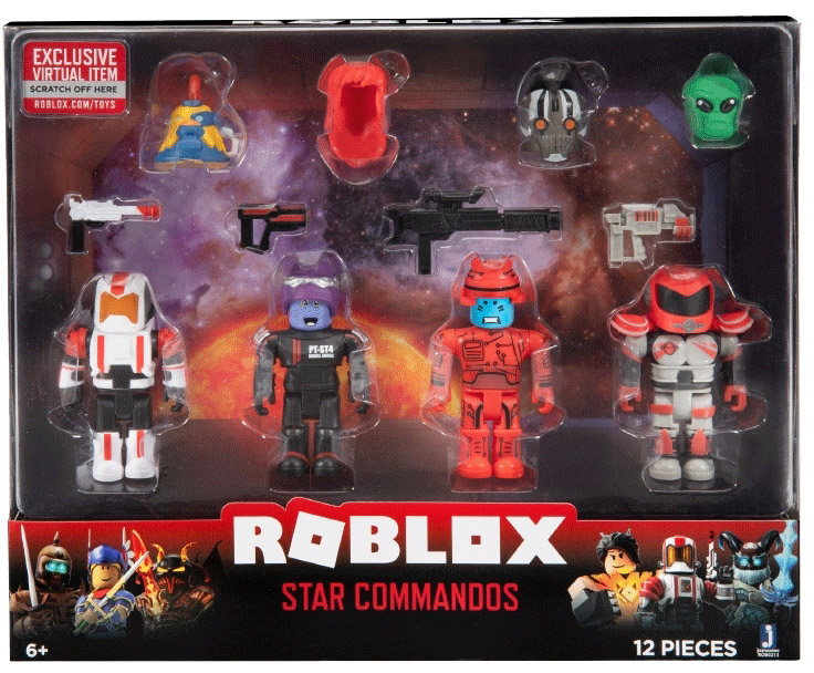 Игровая коллекционная фигурка Roblox Jazwares Mix & Match Set Star Commandos W6 (ROB0213)
Игровая коллекционная фигурка Roblox Jazwares Mix & Match Set Star Commandos W6 (ROB0213)