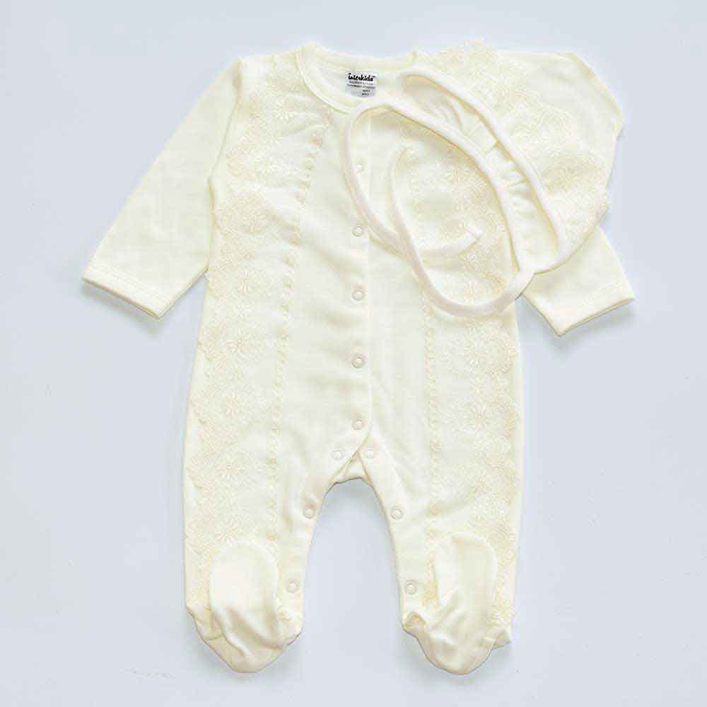 Праздничный наряд для малышей Alice 56 см Экрю 
Праздничный наряд для малышей Alice 56 см Экрю