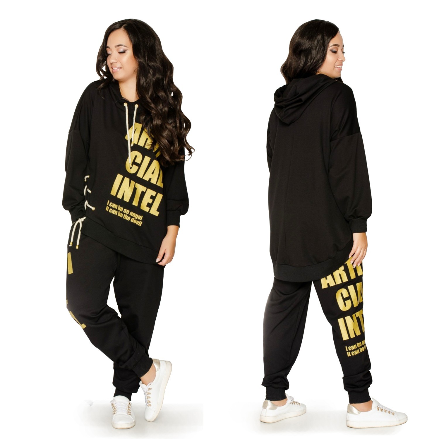 Прогулочный спортивный костюм XL-2XL (-) чёрный с золотом, Прогулочный спортивный костюм XL-2XL (52-54) чёрный с золотом
Прогулочный спортивный костюм XL-2XL (-) чёрный с золотом, Прогулочный спортивный костюм XL-2XL (52-54) чёрный с золотом