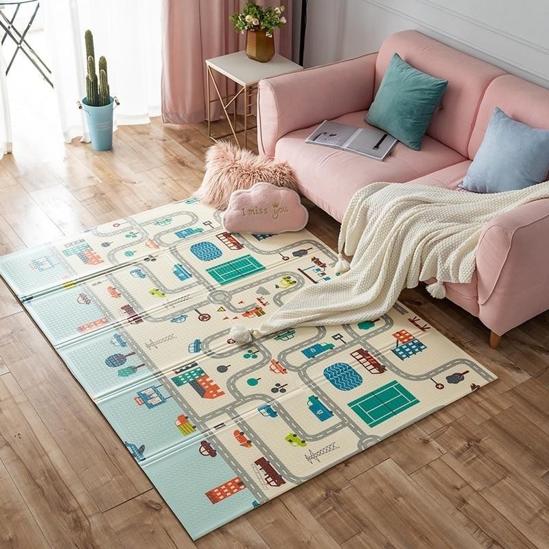 Двухстронний складной детский коврик для ползания Sticker Wall Дорога 2 150x200x0.5 см BN12
Двухстронний складной детский коврик для ползания Sticker Wall Дорога 2 150x200x0.5 см BN12