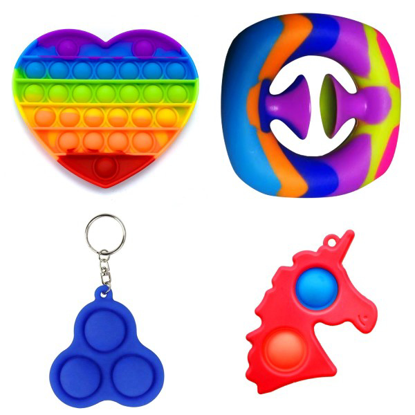 Набор Антистресс Игрушек: Pop it Сердце Радужное + Snappers №12 камуфляж + Simple Dimple Брелок Единорог 2 пупырки Красный + Pop it Брелок 3 пупырки Синий
Набор Антистресс Игрушек: Pop it Сердце Радужное + Snappers №12 камуфляж + Simple Dimple Брелок Единорог 2 пупырки Красный + Pop it Брелок 3 пупырки Синий
