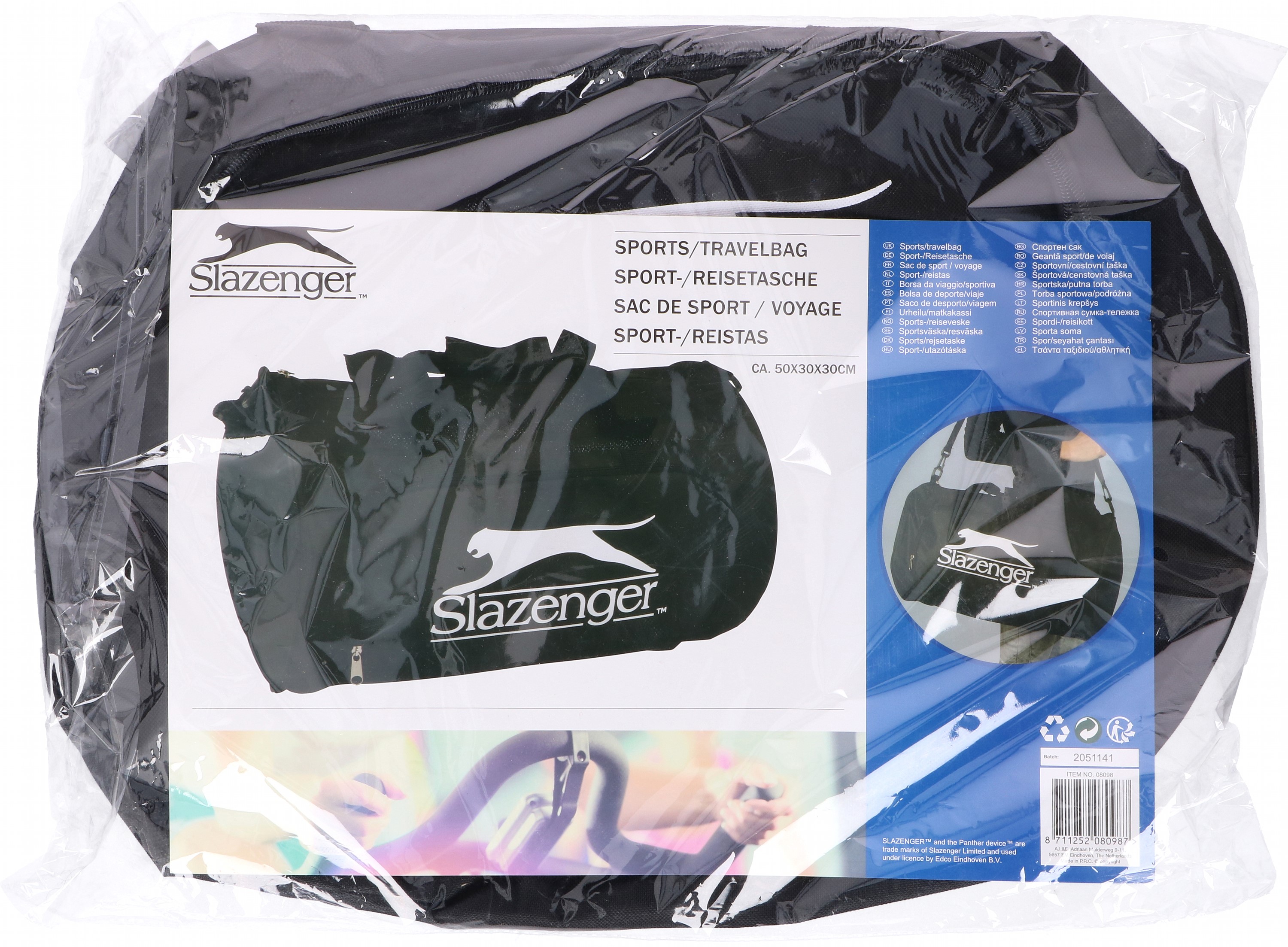 Сумка спортивная Slazenger Sports/Travel Bag 30x30x55 см Black (871125208098)
Сумка спортивная Slazenger Sports/Travel Bag 30x30x55 см Black (871125208098)