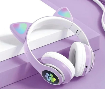 Беспроводные детские Наушники с Ушками с подсветкой с FM-Радио Cat Ear STN-28 фиолетовый цвет
Беспроводные детские Наушники с Ушками с подсветкой с FM-Радио Cat Ear STN-28 фиолетовый цвет