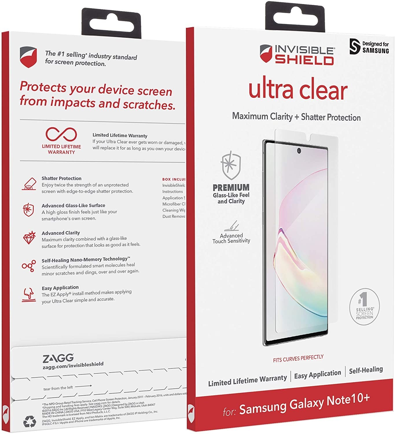 Защитное стекло ZAGG InvisibleShield Glass Ultra Clear Maximum Clarity + Shatter Protection для Samsung Galaxy Note10+ plus
Защитное стекло ZAGG InvisibleShield Glass Ultra Clear Maximum Clarity + Shatter Protection для Samsung Galaxy Note10+ plus